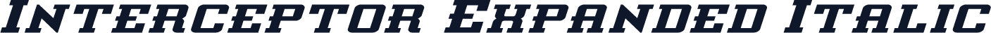 Interceptor Expanded Italic