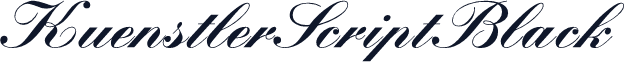 KuenstlerScriptBlack
