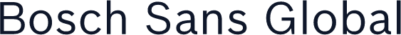 Bosch Sans Global
