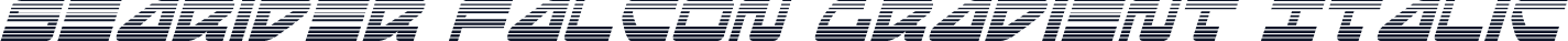 Searider Falcon Gradient Italic