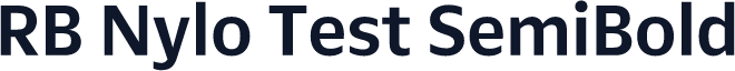 RB Nylo Test SemiBold