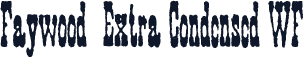 Faywood  Extra Condensed WF