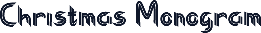 Christmas Monogram