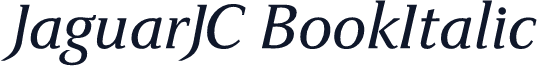 JaguarJC BookItalic