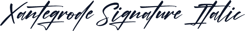 Xantegrode Signature Italic
