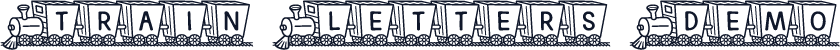 Train Letters Demo