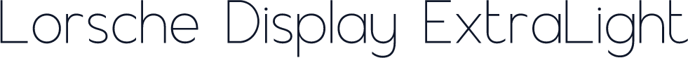 Lorsche Display ExtraLight