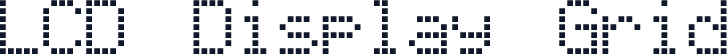 LCD Display Grid