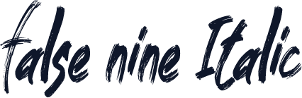 false nine Italic