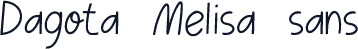 Dagota Melisa sans