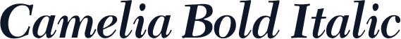 Camelia Bold Italic