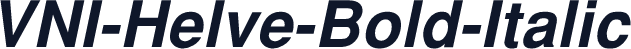 VNI-Helve-Bold-Italic
