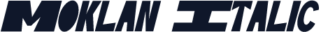 Moklan Italic