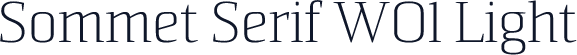 Sommet Serif W01 Light