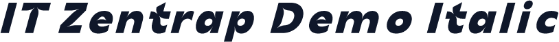 IT Zentrap Demo Italic