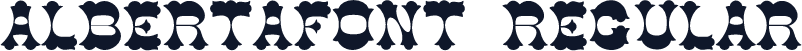 ALBERTAfont Regular