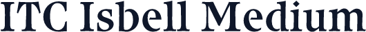 ITC Isbell Medium