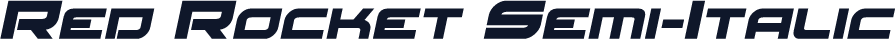 Red Rocket Semi-Italic