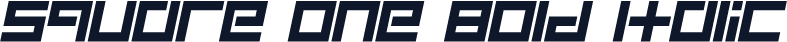 Square One Bold Italic