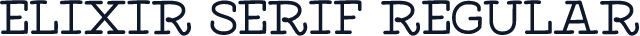 Elixir Serif Regular