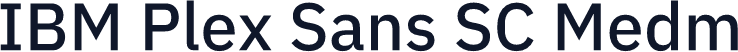IBM Plex Sans SC Medm