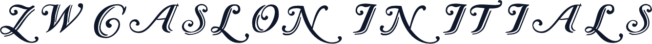 ZW Caslon Initials