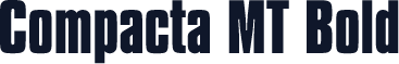 Compacta MT Bold