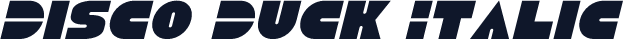 Disco Duck Italic