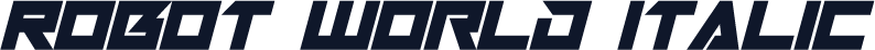 Robot World Italic