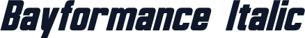 Bayformance Italic