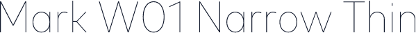 Mark W01 Narrow Thin