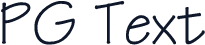 PG Text