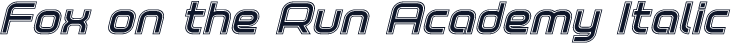 Fox on the Run Academy Italic
