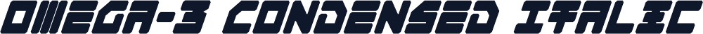 Omega-3 Condensed Italic