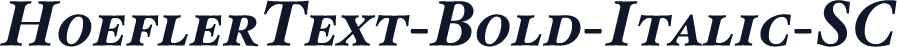 HoeflerText-Bold-Italic-SC