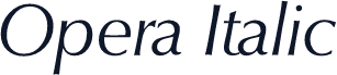 Opera Italic