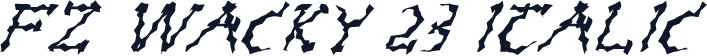 FZ WACKY 23 ITALIC
