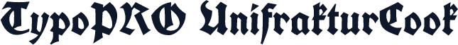 TypoPRO UnifrakturCook