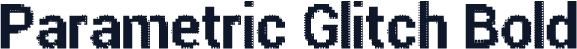 Parametric Glitch Bold