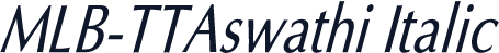 MLB-TTAswathi Italic