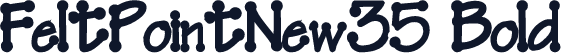FeltPointNew35 Bold