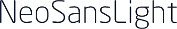 NeoSansLight