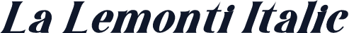 La Lemonti Italic
