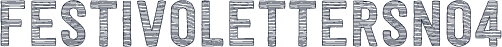 ☞FestivoLettersNo4