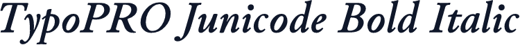 TypoPRO Junicode Bold Italic