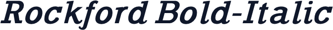 Rockford Bold-Italic