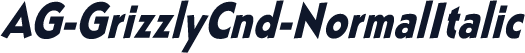 AG-GrizzlyCnd-NormalItalic