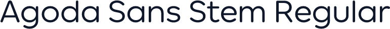 Agoda Sans Stem Regular