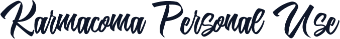 Karmacoma Personal Use