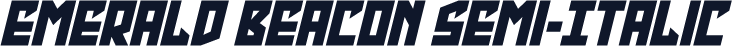 Emerald Beacon Semi-Italic